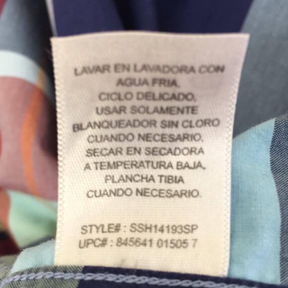 Southern Pines plaid shirt men’s short sleeves LARGE - Picture 5 of 8